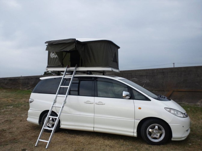 新型ルーフテント