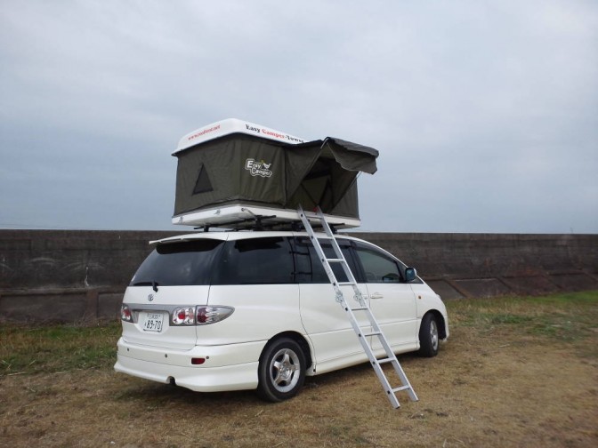 新型ルーフテント