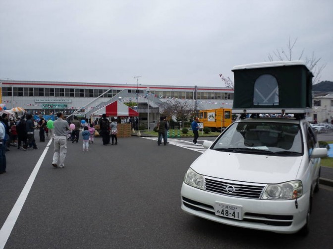 ルーフテントの展示
