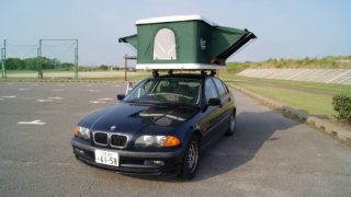 BMWにルーフテント