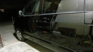 キャンピングカーの磨き