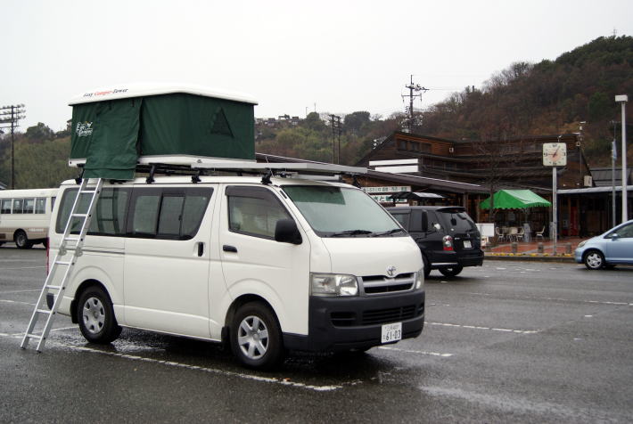 冬のルーフテント泊