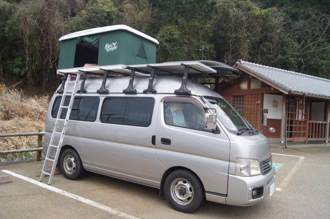 ニ見ケ浦で車中泊