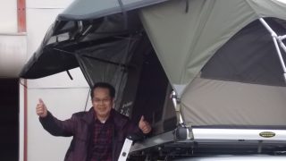 ランクルにルーフテント