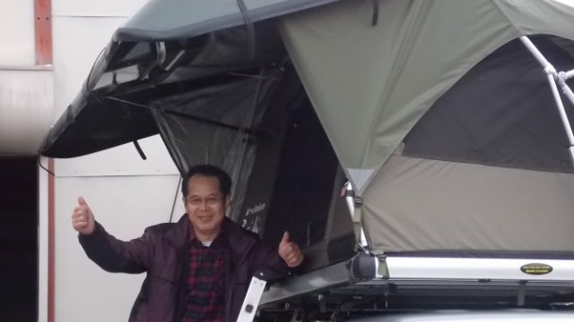 ランクルにルーフテント