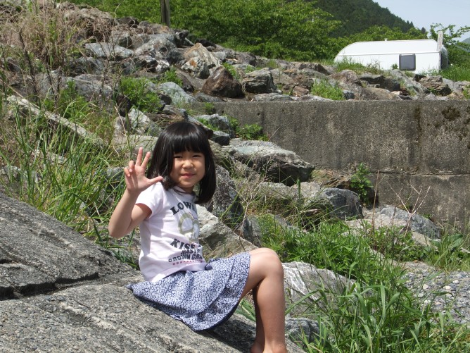 川遊び