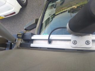 ルーフテントのパーツ交換