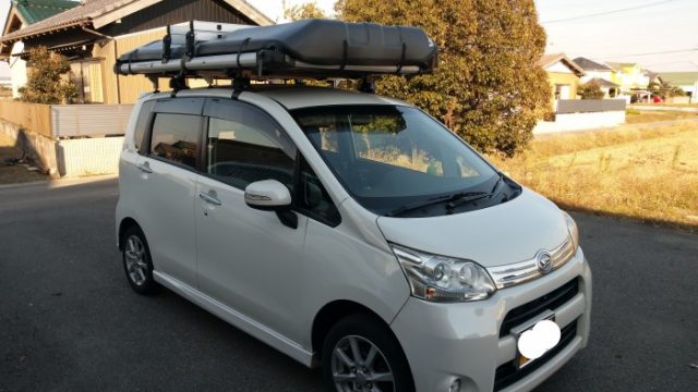 ムーヴにルーフテント