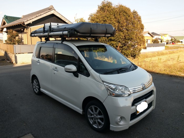 ムーヴにルーフテント