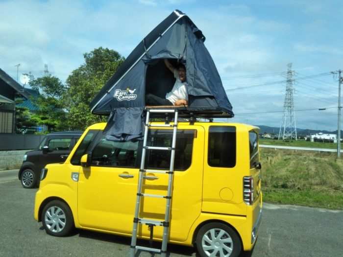 ウェイクにルーフテント