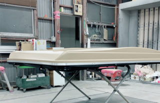 ルーフテントの塗装