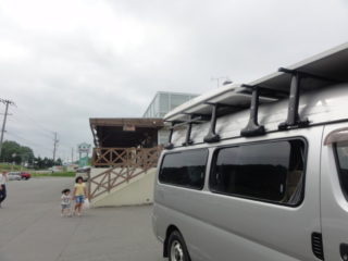 北海道でルーフテントで車中泊