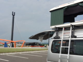 北海道でルーフテント