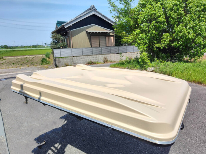 ルーフテントの塗装