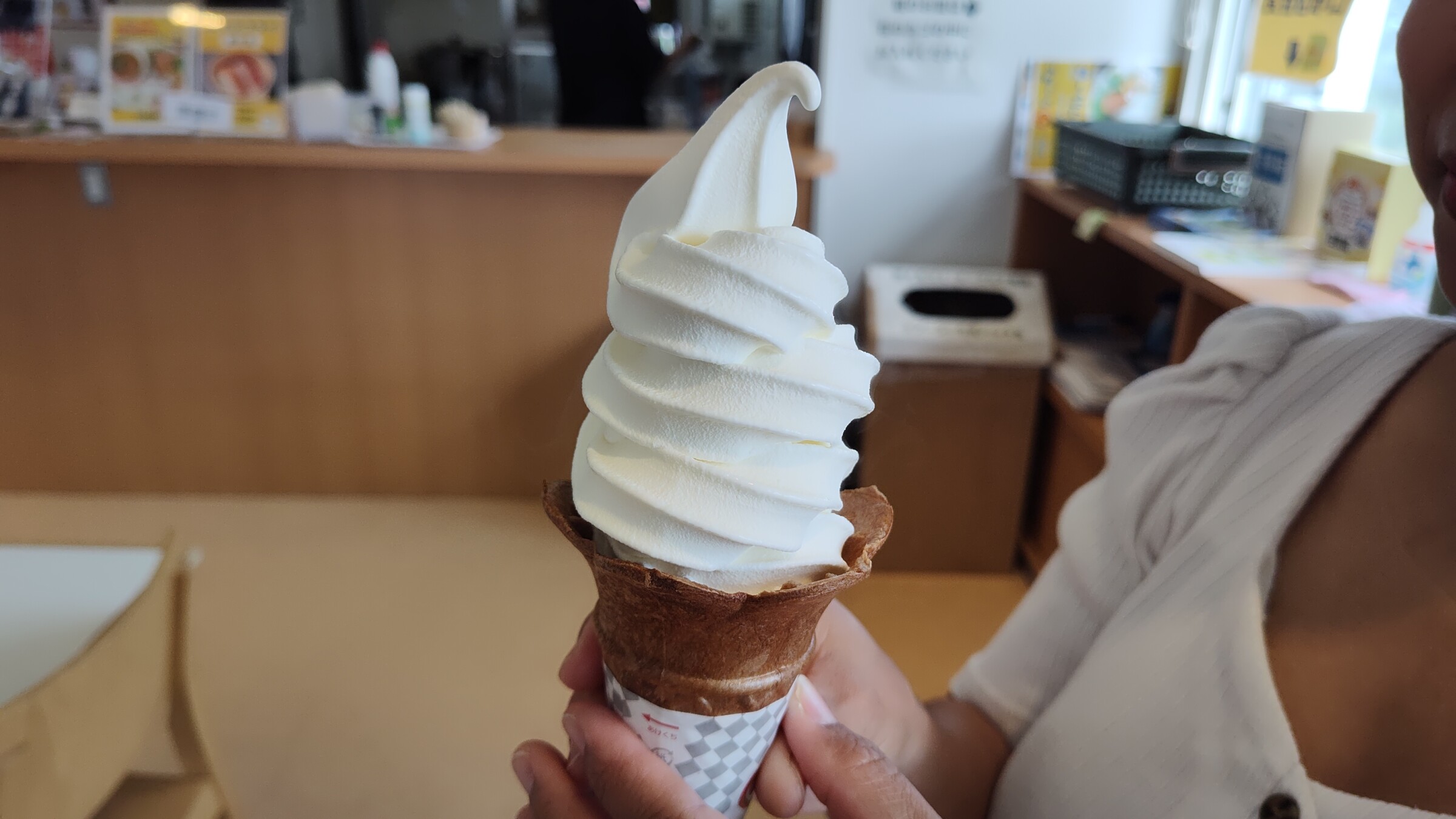 道の駅のソフトクリーム
